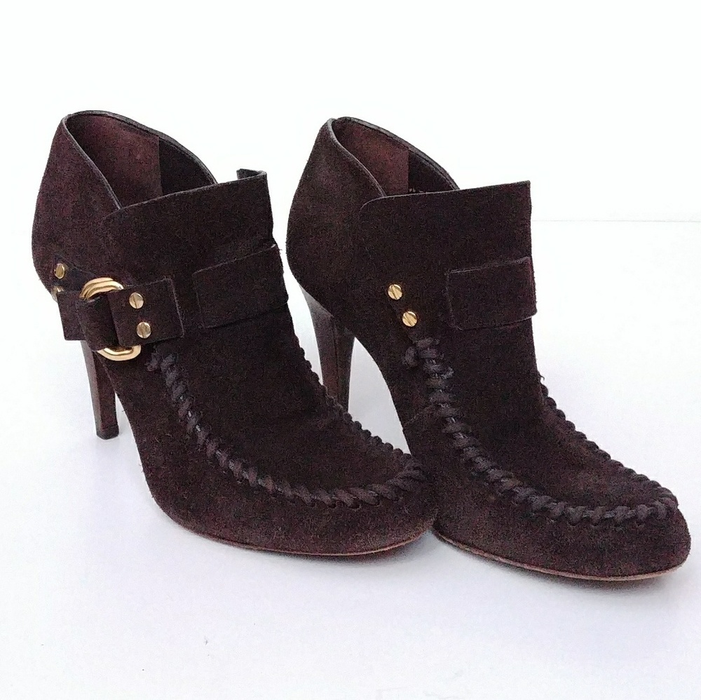 Tory Burch High Heel Suede Bootie